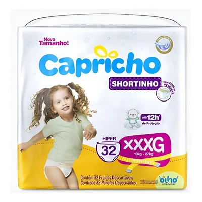 Fralda Infantil Capricho Pants Xxxg Com 36 Unidades Xxxg