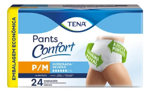 Tena Pants Confort Pacote c/24 unidades