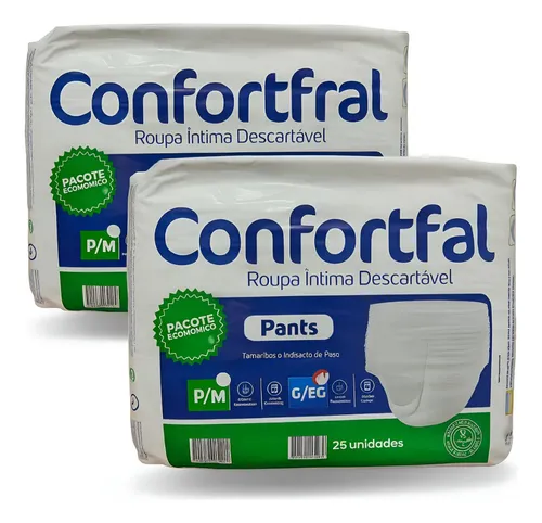 Confortfral Pants-Pacote com 26 unidades-2ª LINHA.