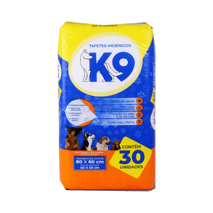 Tapete Higiênico K9 Pacote com 30 unidades.