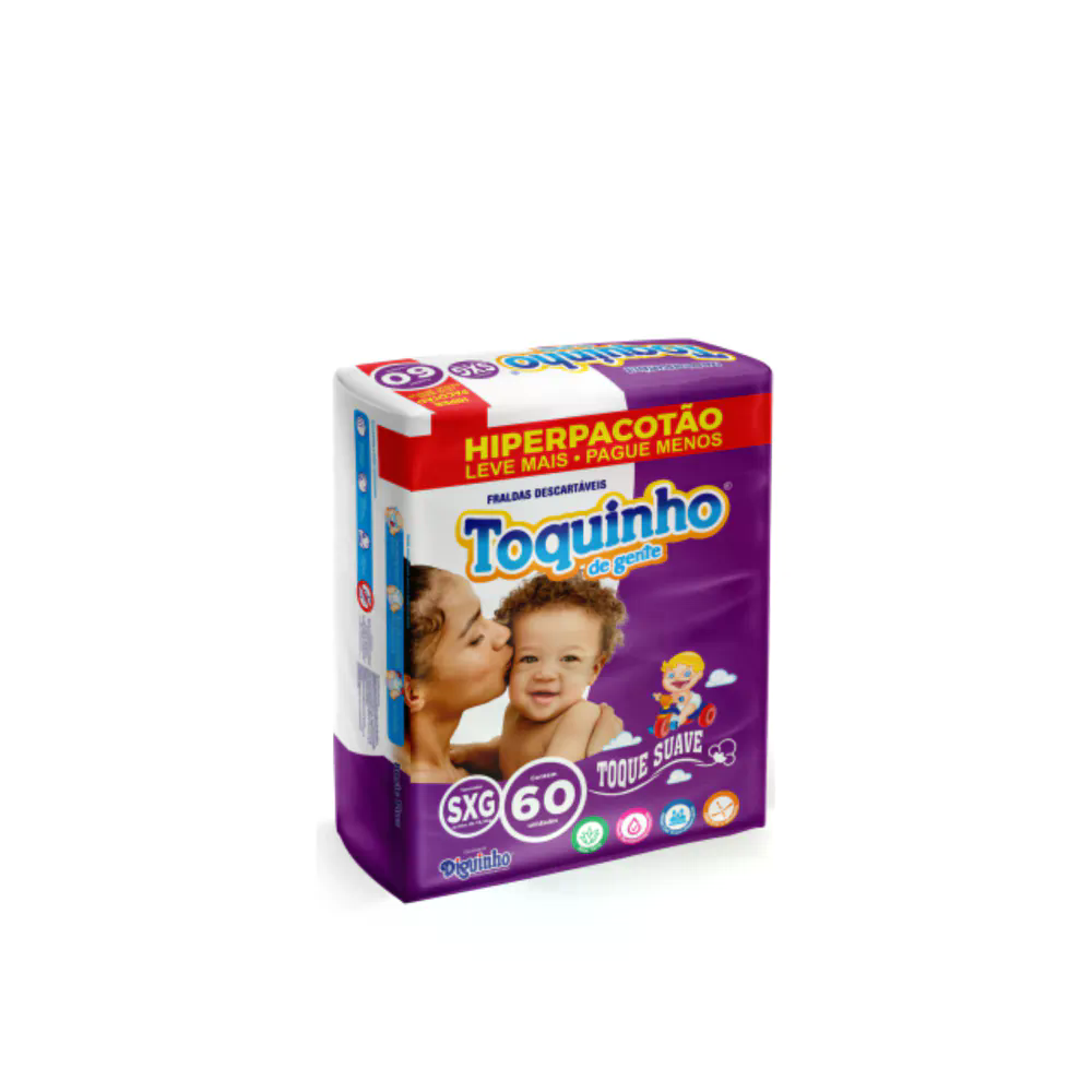 Fralda Infantil Toquinho Hiper Promo -