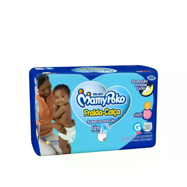 Fralda Calça Infantil MamyPoko Super Proteção Jumbo