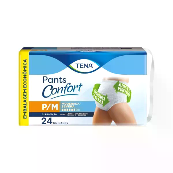 Tena Pants Confort Pacote c/24 unidades
