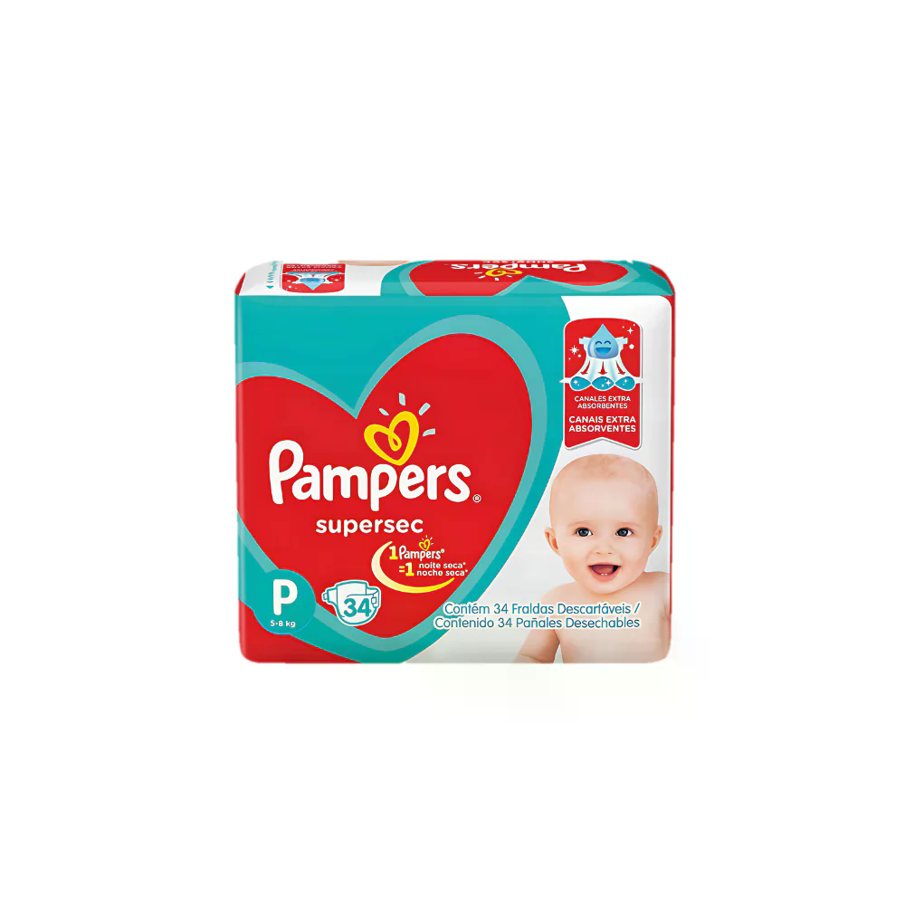 Fralda Pampers Supersec