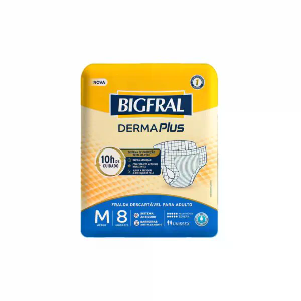 Fralda Adulto Bigfral Derma Plus