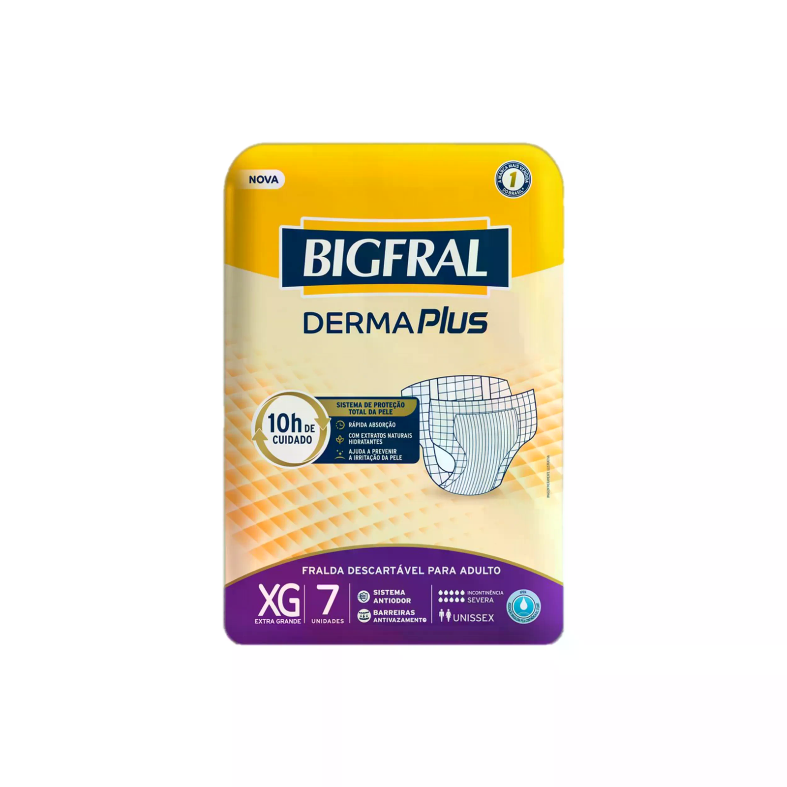Fralda Adulto Bigfral Derma Plus