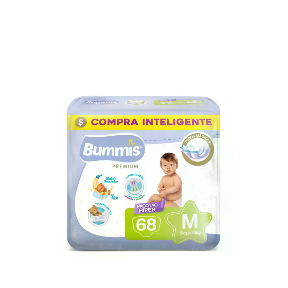 Fralda Infantil Bummis Tubos Premium Bag