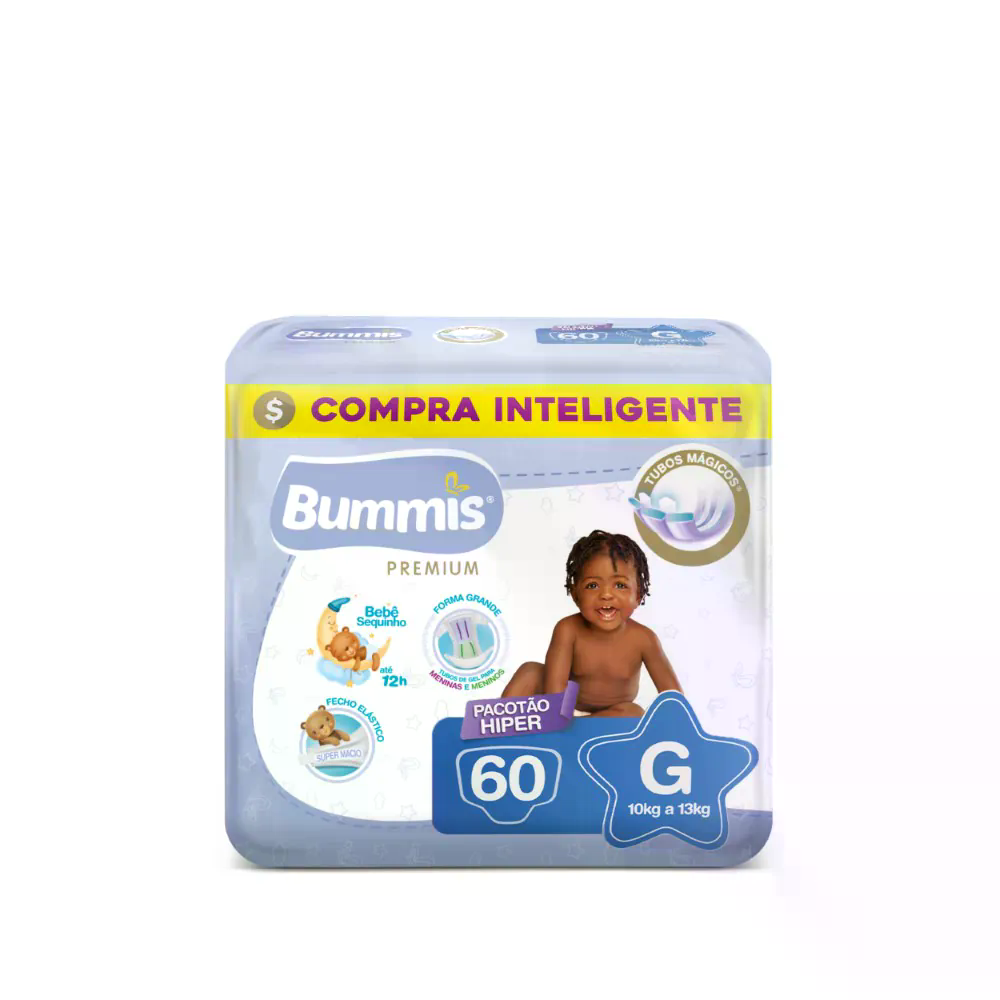Fralda Infantil Bummis Tubos Premium Bag