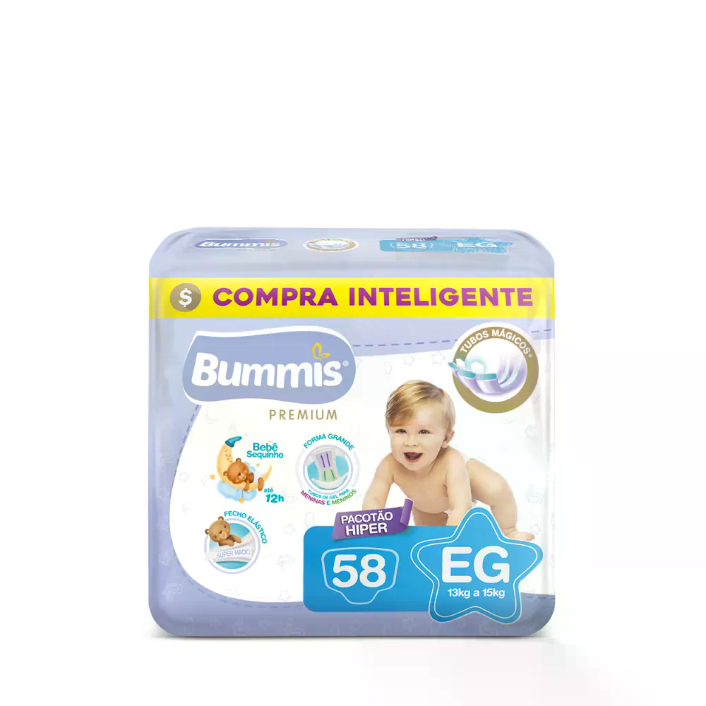 Fralda Infantil Bummis Tubos Premium Bag