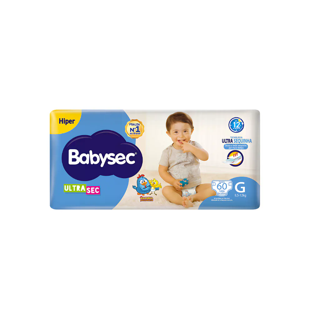 Fralda Infantil Babysec Galinha Pintadinha Hiper