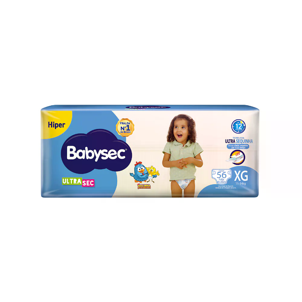Fralda Infantil Babysec Galinha Pintadinha Hiper