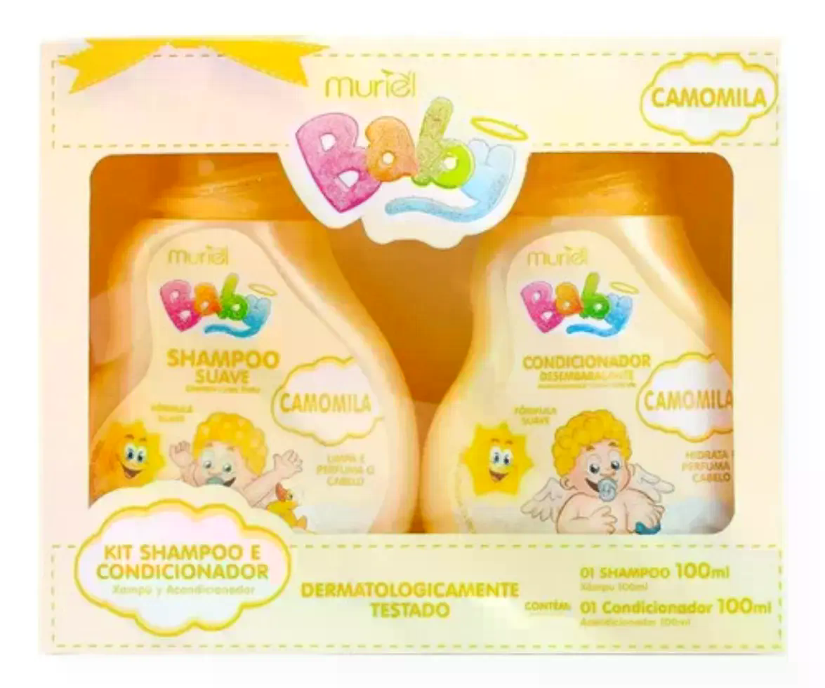 Kit shampoo+ Condicionador Muriel cores