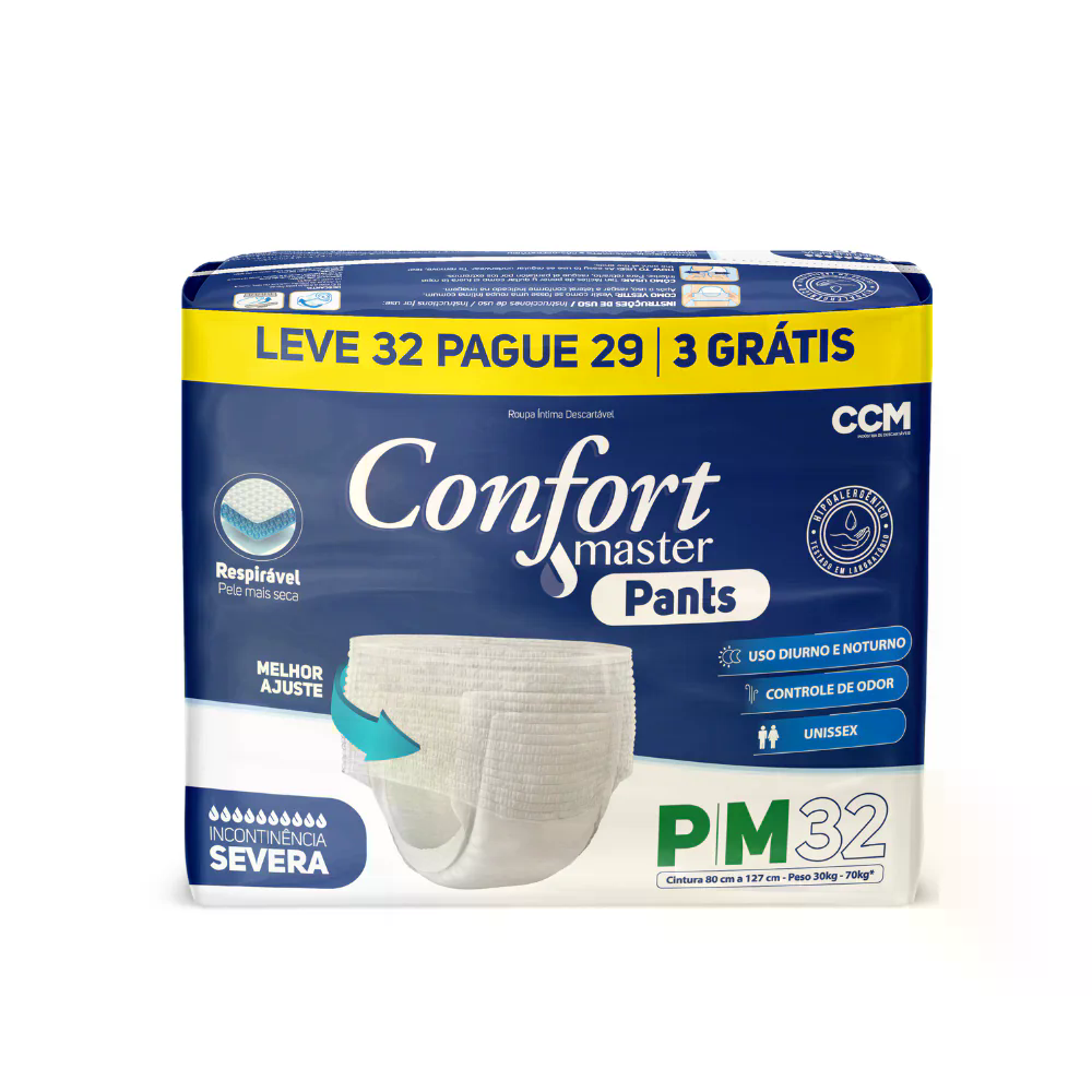 Fralda Adulto Confort Master Pants Econômica